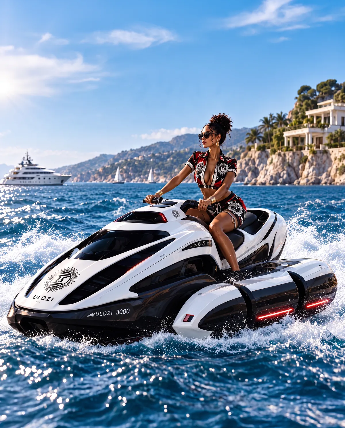 On the water