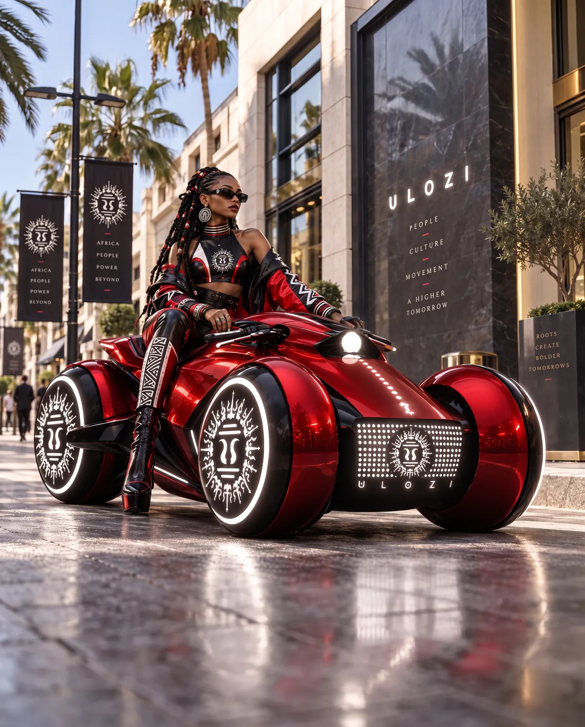 Three wheels